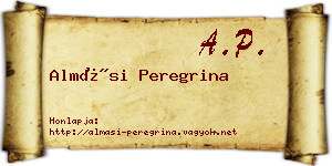 Almási Peregrina névjegykártya